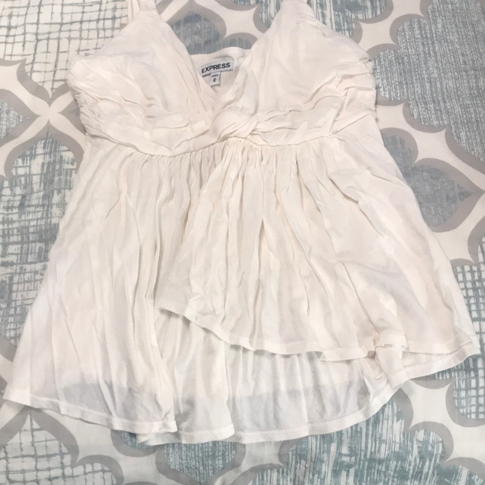 Off white/cream tank flowy tank top